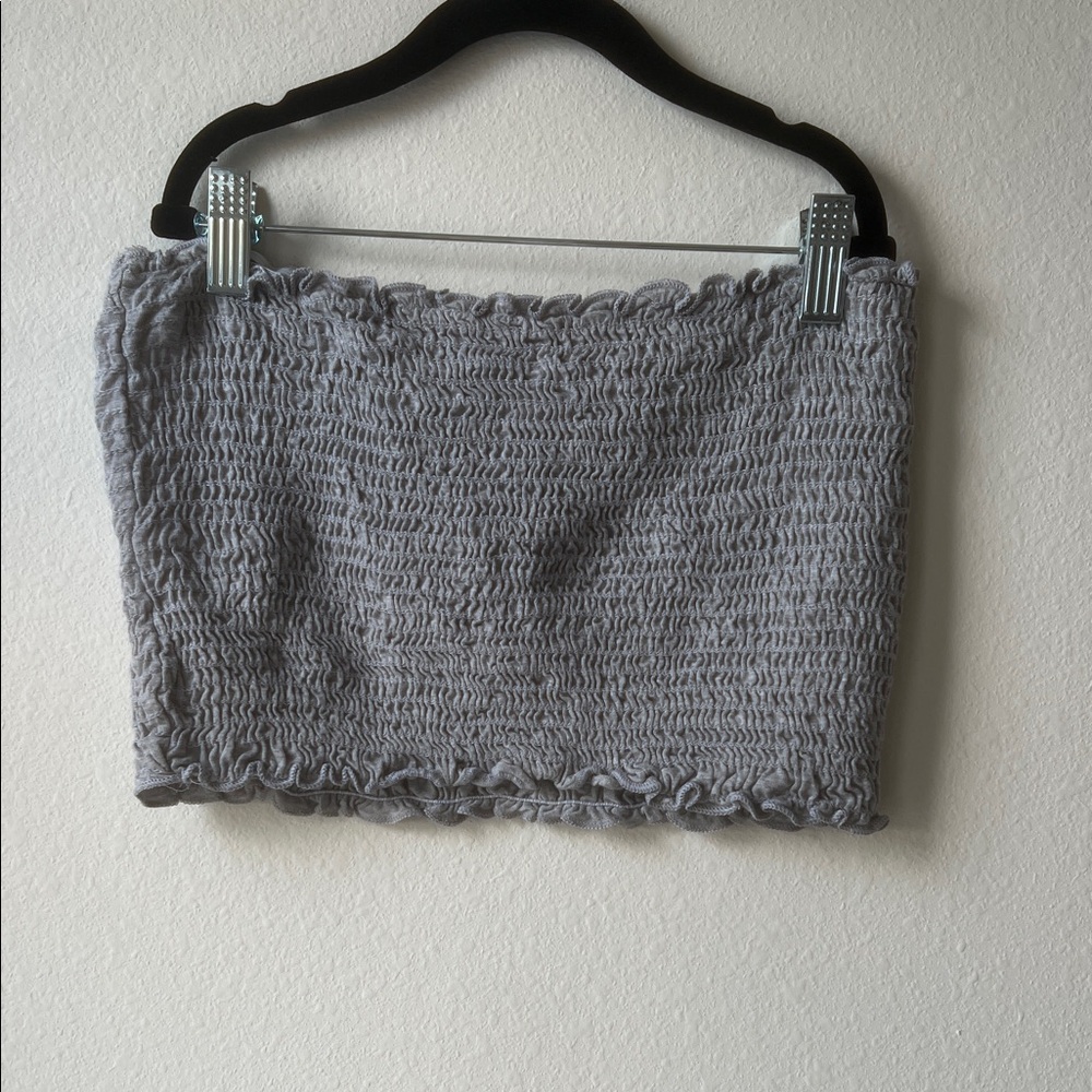 Better Be Light Gray Crop Top - Picture 3 of 4